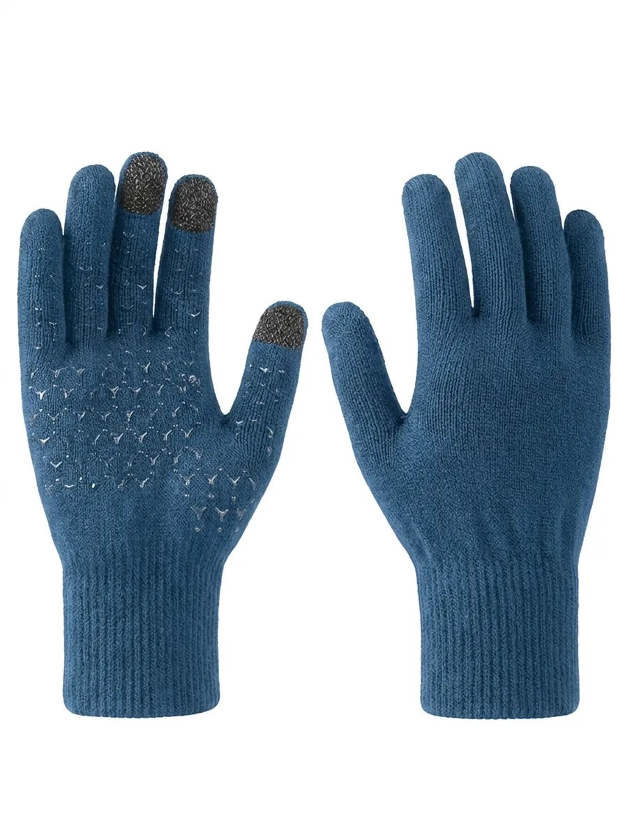 Unisex Winter Strickhandschuhe mit Touchscreen-Funktion