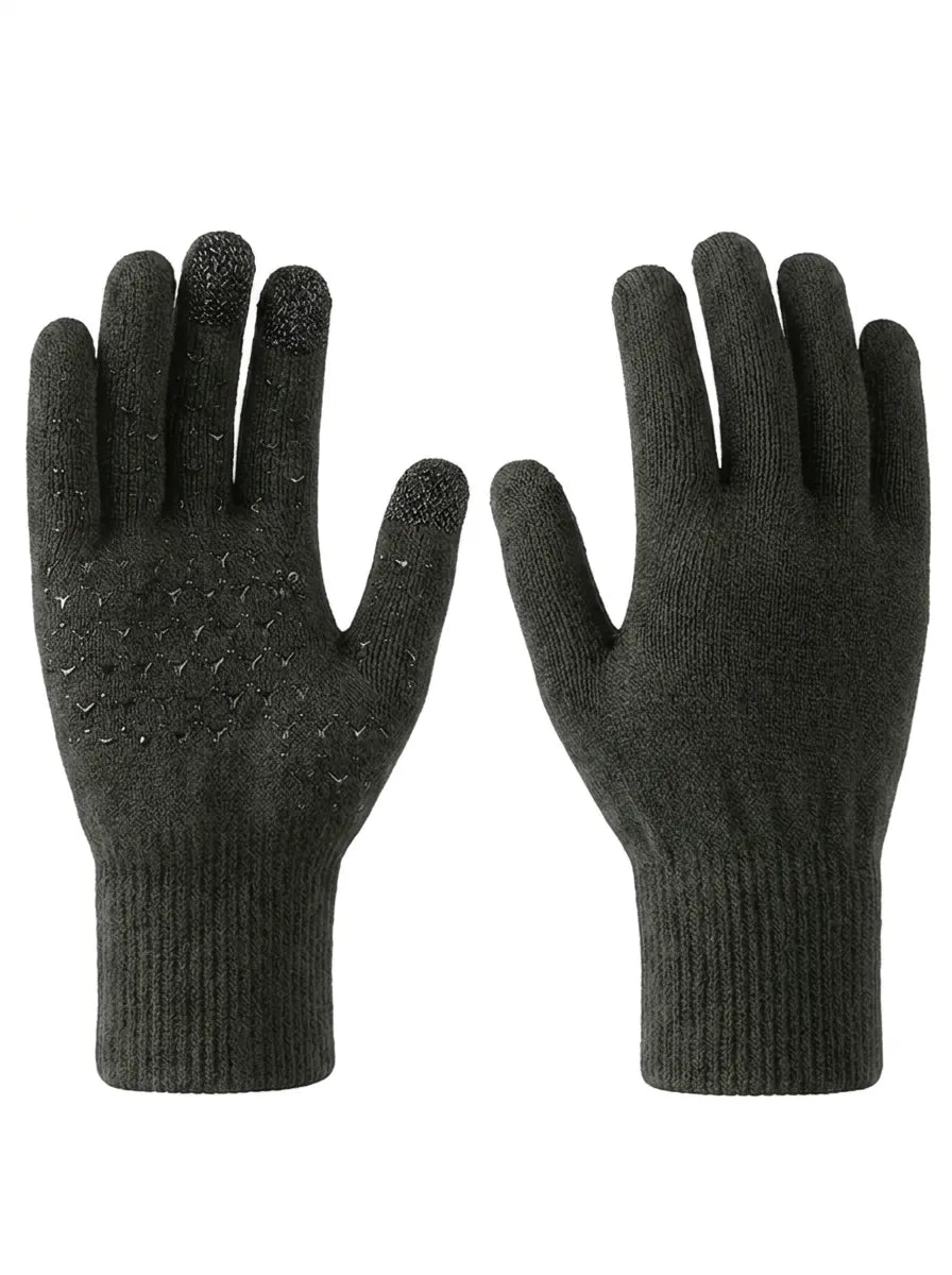 Unisex Winter Strickhandschuhe mit Touchscreen-Funktion