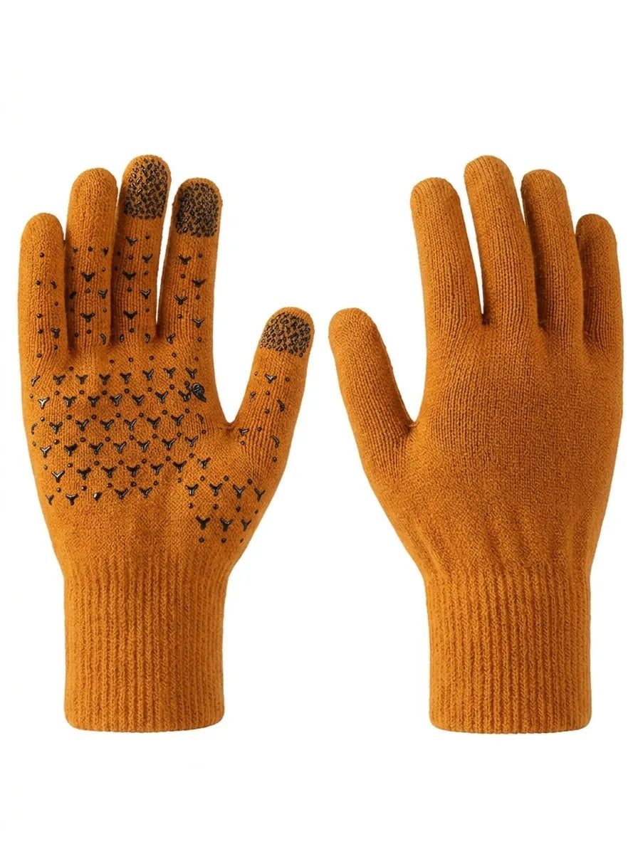 Unisex Winter Strickhandschuhe mit Touchscreen-Funktion