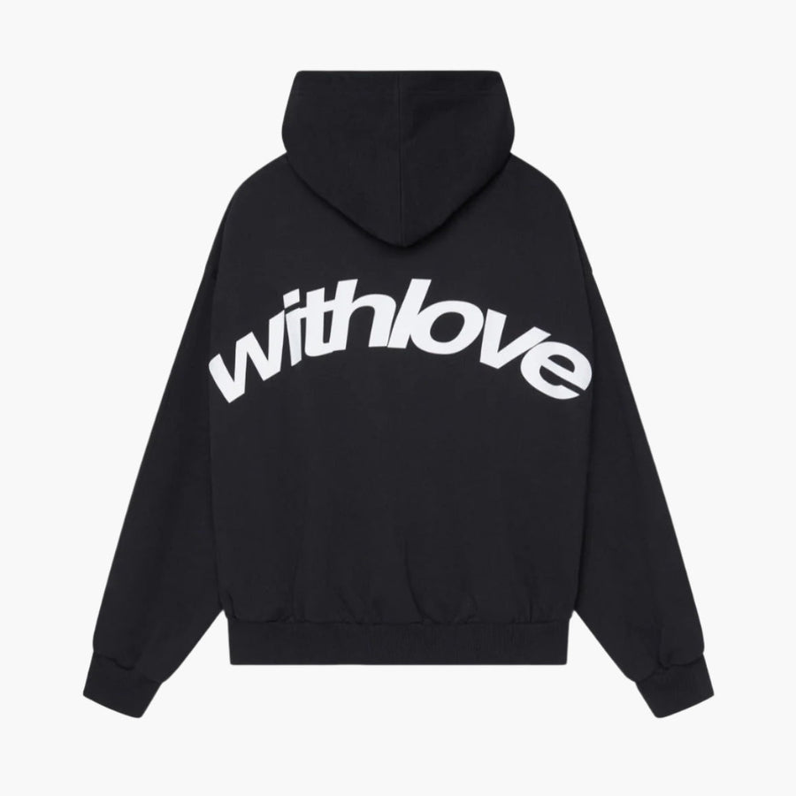 Unisex oversized hoodie met print op de rug