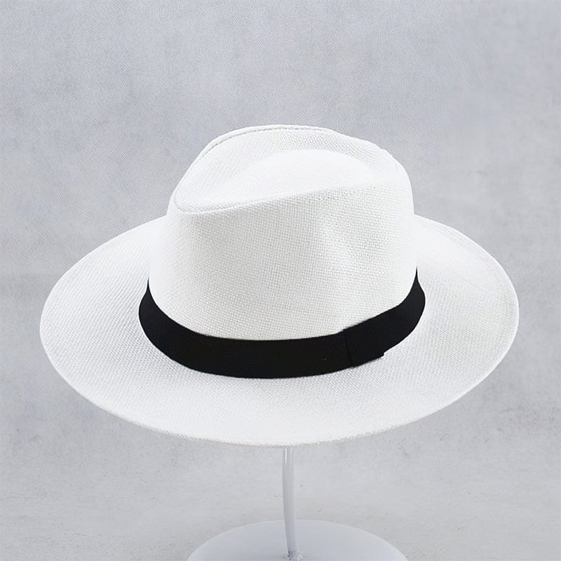 Unisex fedora met band van geweven materiaal in verschillende kleuren