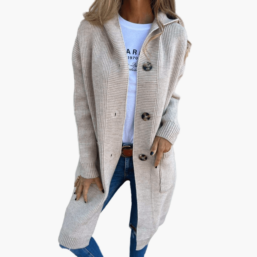 Damen Strickcardigan im Casual-Look – Eleganter Alltagsbegleiter für Büro & Freizeit