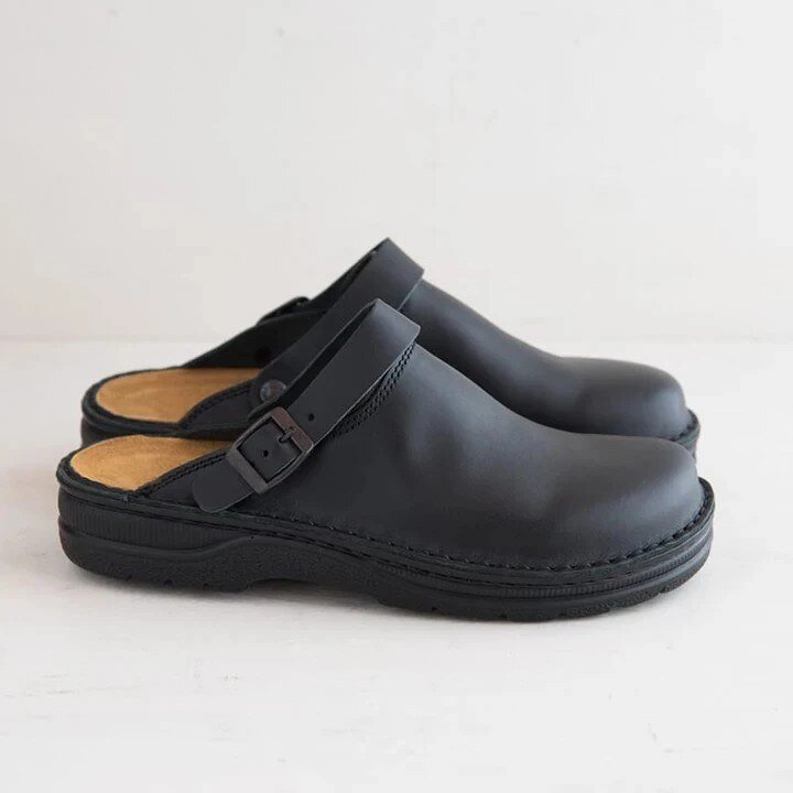 Herren Clogs Komfort Pantoletten mit Schnalle – Alltag & Freizeit