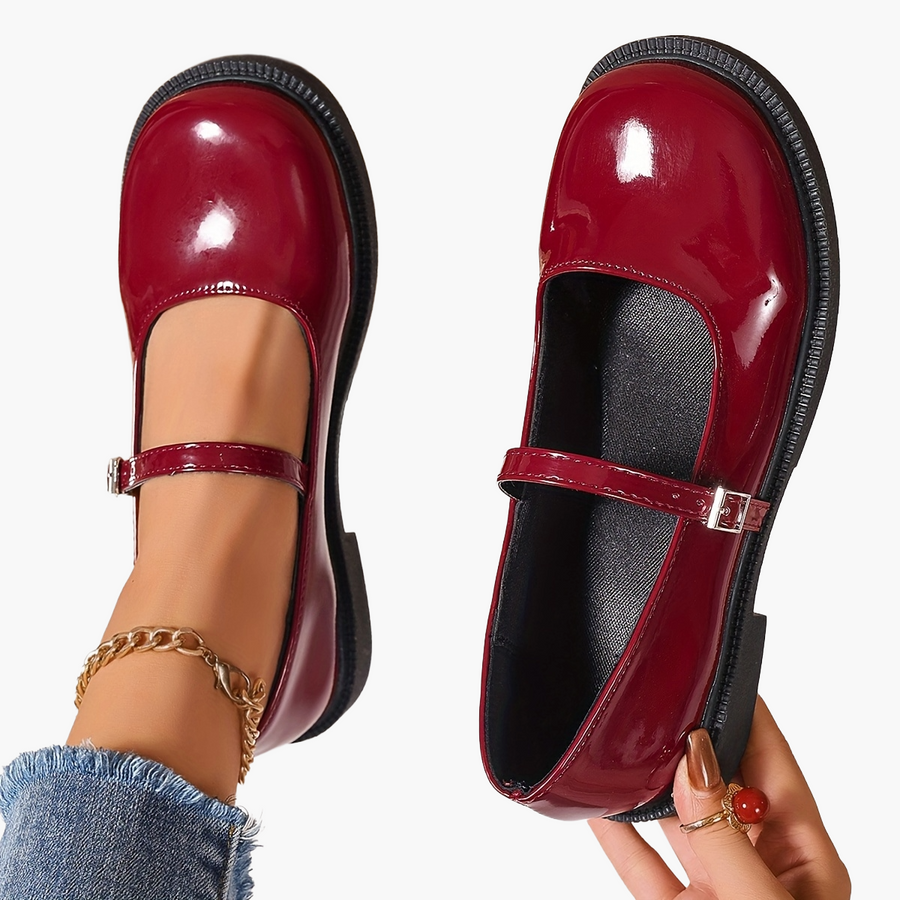 Damen Mary Jane Schuhe im Preppy-Stil – Bequeme Ballerinas für Alltag & Freizeit
