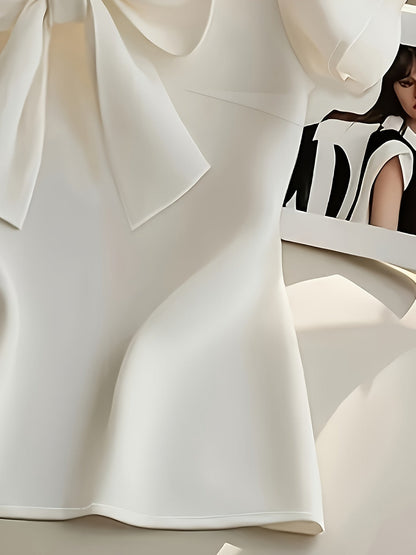 Damen Bluse mit Schleife und Kurzarm – Eleganter femininer Look für Büro und Freizeit