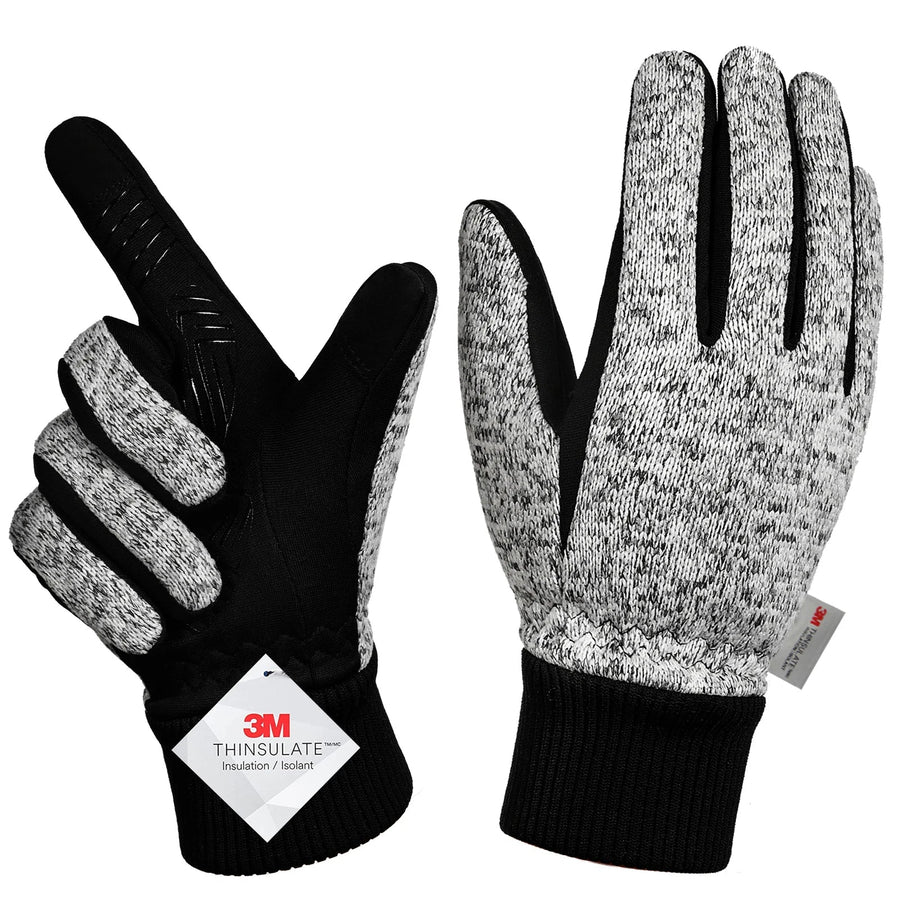 Unisex Winterhandschuhe mit 3M Thinsulate Isolation und Touchscreen-Funktion, Anti-Rutsch-Design