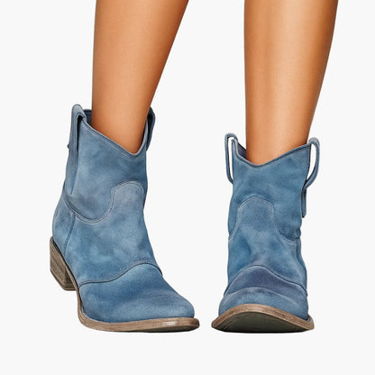 Damen Western-Stiefeletten für Alltag & Freizeit – Moderner Cowboy-Look