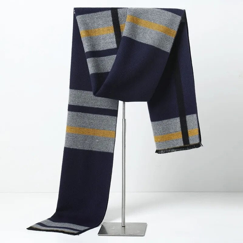 Unisex Winter Schal Weiches Material Einfarbig oder Kariert mit Fransen