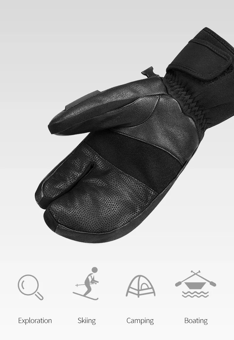 Unisex Winter Skihandschuhe Thermofutter Winddicht Wasserdicht