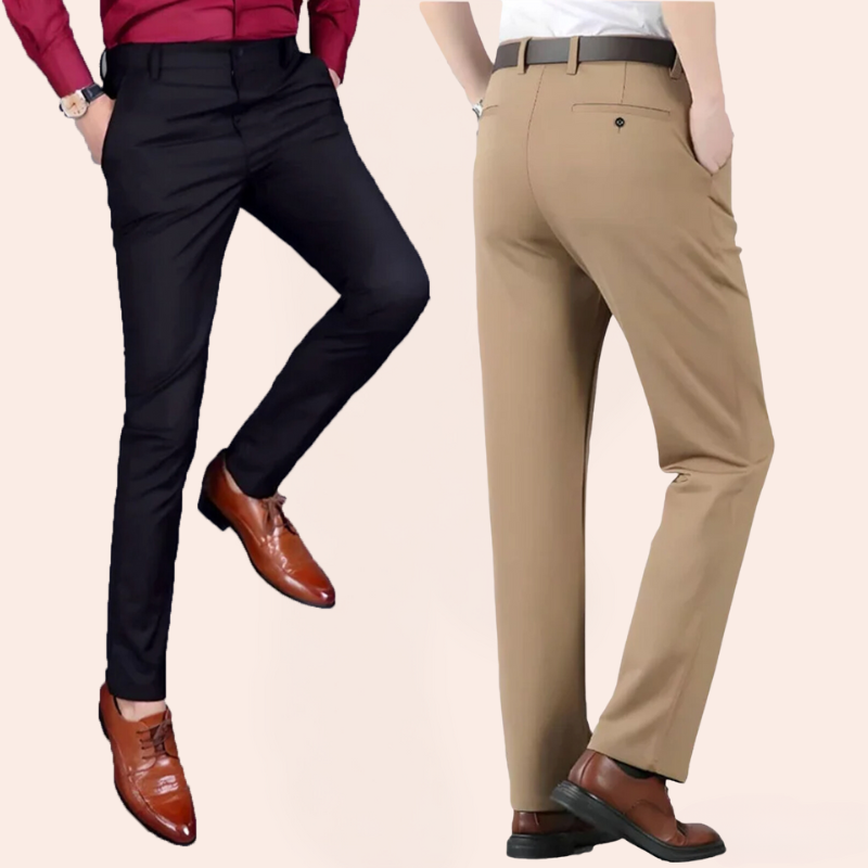 Herren Stretch-Businesshose – Bequeme Anzughose für Büro & Alltag, Modernes Design