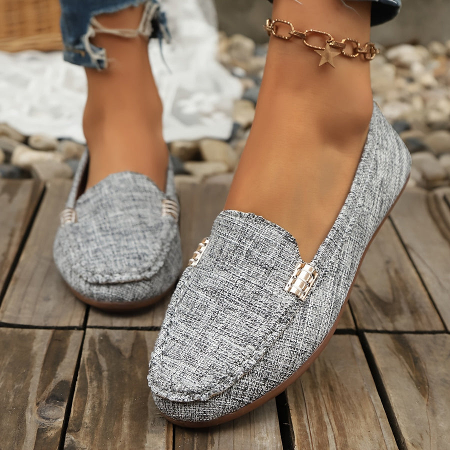 Damen Mokassins Loafer Slip-On Schuhe – Bequemer Freizeitstil für Alltag & Büro