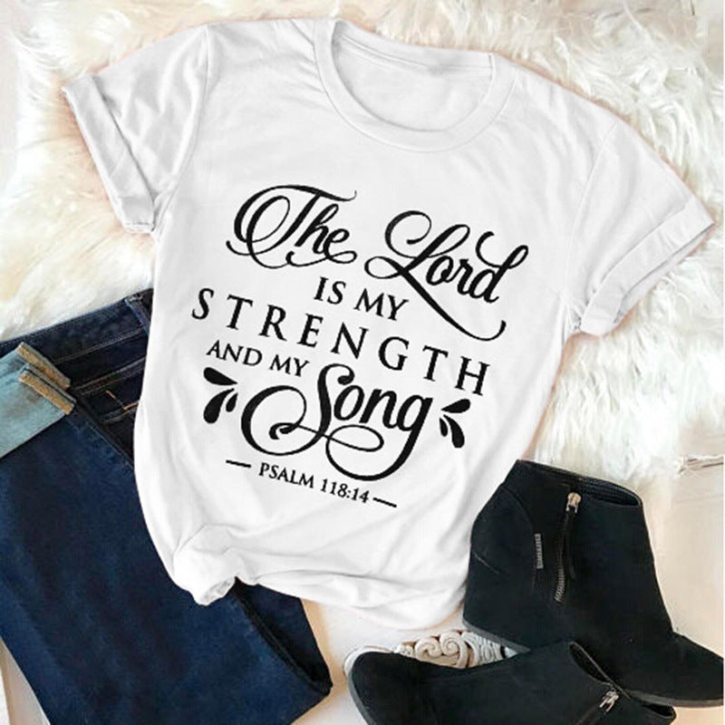 Alice – Retro Damen T-Shirt mit Glaubensslogan
