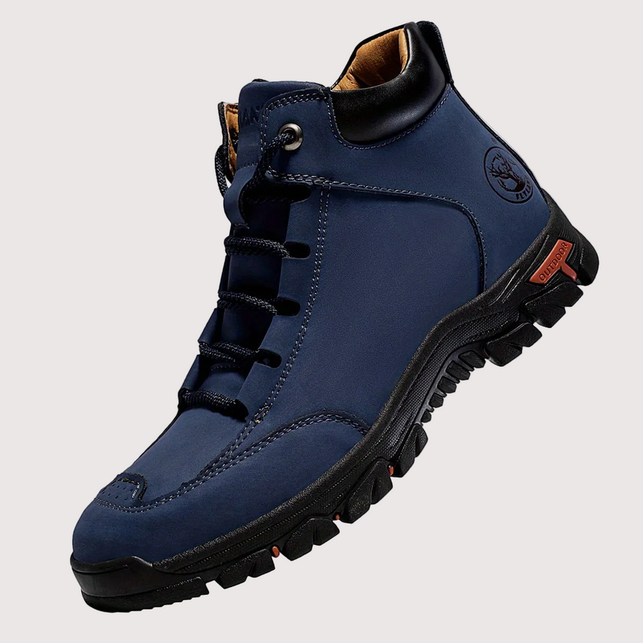 Herren Outdoor Stiefel mit Schnürung – Wanderstiefel mit Profilsohle in verschiedenen Farben