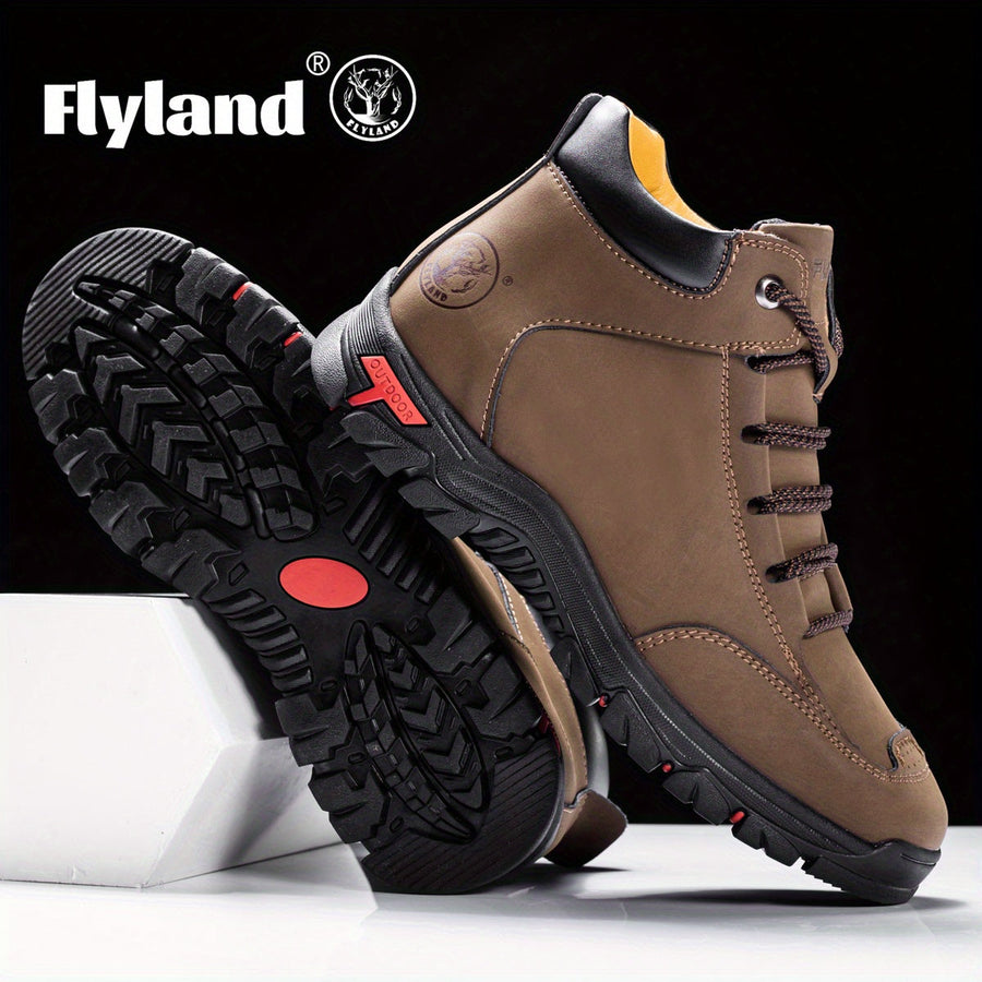 Herren Outdoor Stiefel mit Schnürung – Wanderstiefel mit Profilsohle in verschiedenen Farben