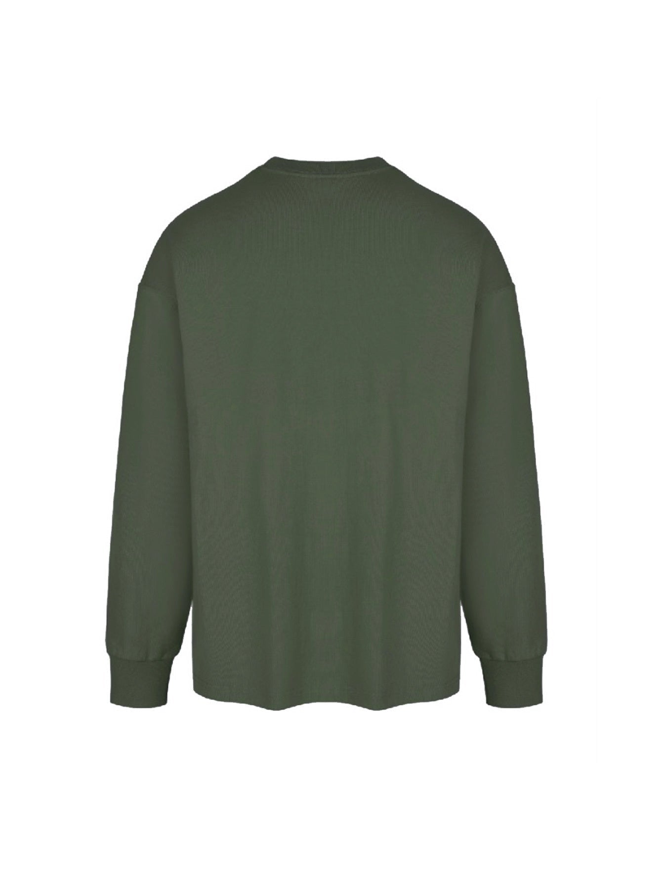 Herren Langarmshirt mit Rundhalsausschnitt und KING-Druck, lässig