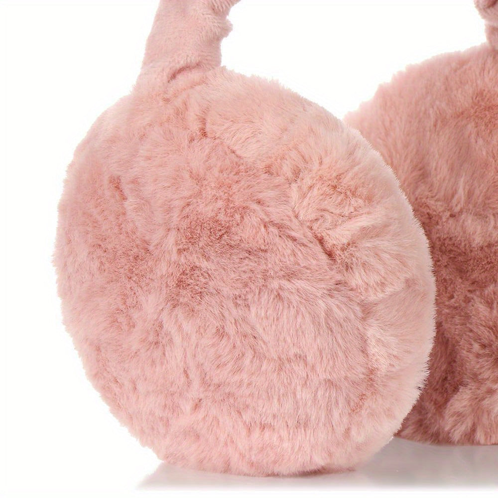 Ohrenschützer Winter Ohrenwärmer Plüsch Faux Fur