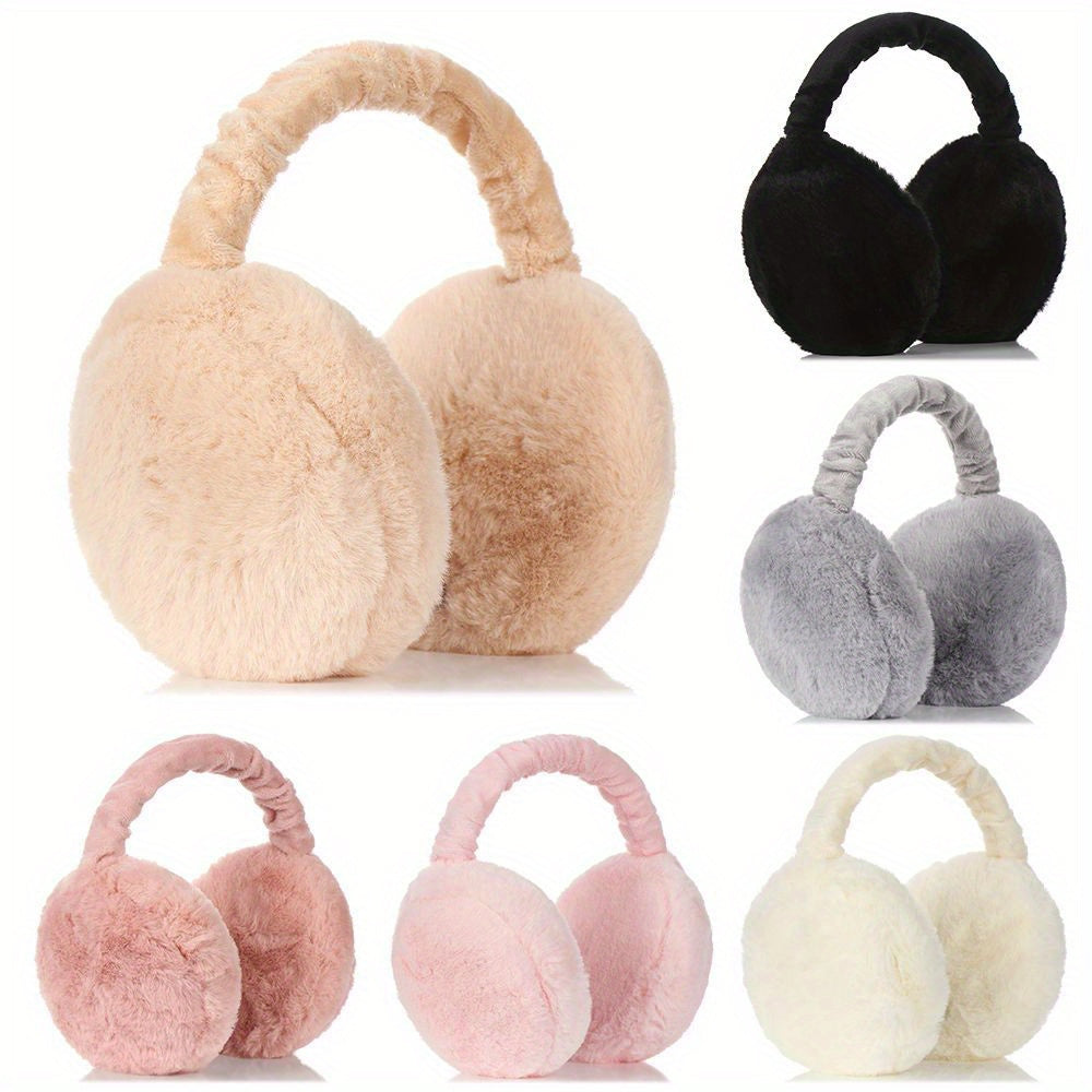 Ohrenschützer Winter Ohrenwärmer Plüsch Faux Fur