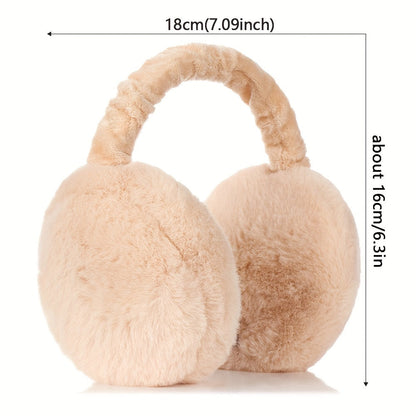 Ohrenschützer Winter Ohrenwärmer Plüsch Faux Fur