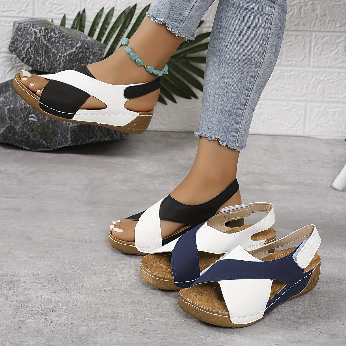 Damen Komfort-Sandalen für Alltag & Freizeit – Elegante Sommer-Wedges