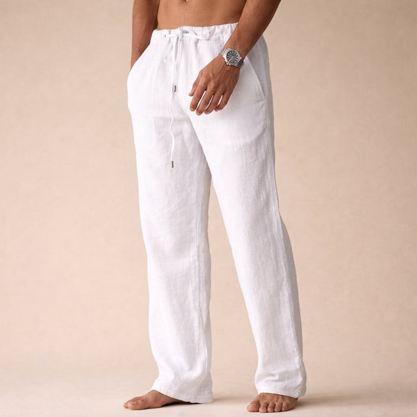 Herren Freizeithose leicht lockere Passform Kordelzug