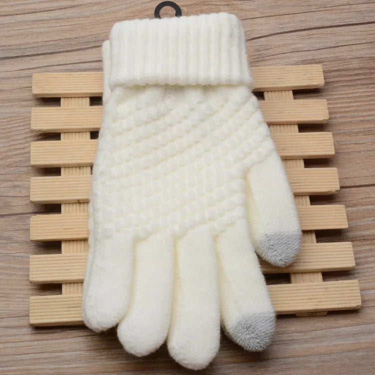 Unisex Strickhandschuhe mit Touchscreen-Funktion