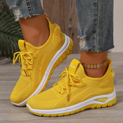 Damen Sneaker Freizeit leichte Sportschuhe für Alltag und Fitness