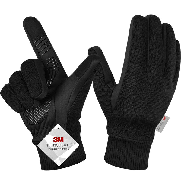 Unisex winterhandschoenen met 3M Thinsulate-isolatie en touchscreenfunctie, antislipontwerp
