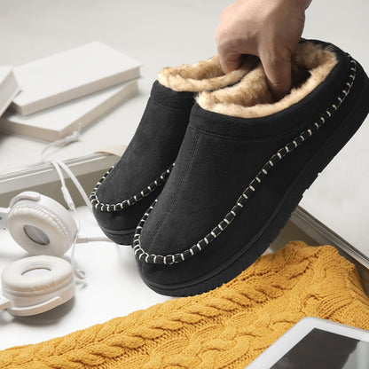 Herren Hausschuhe Slipper gefüttert warm bequem Mules