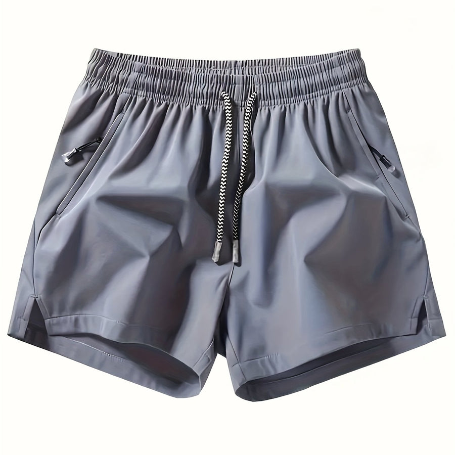 Herren Sportliche Laufshorts mit elastischem Bund und Kordelzug – Ideal für Training und Freizeit