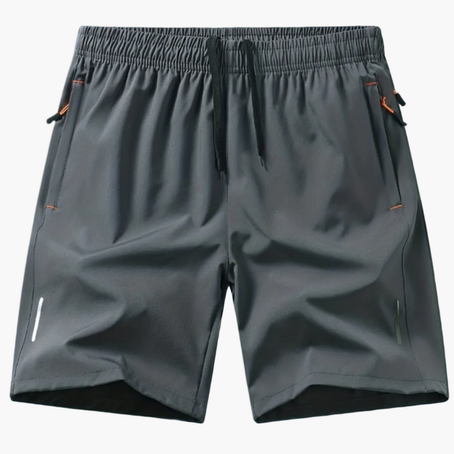 Herren Sportshorts Fitness Laufshorts mit Reißverschlusstaschen – Bequeme Trainingsshorts