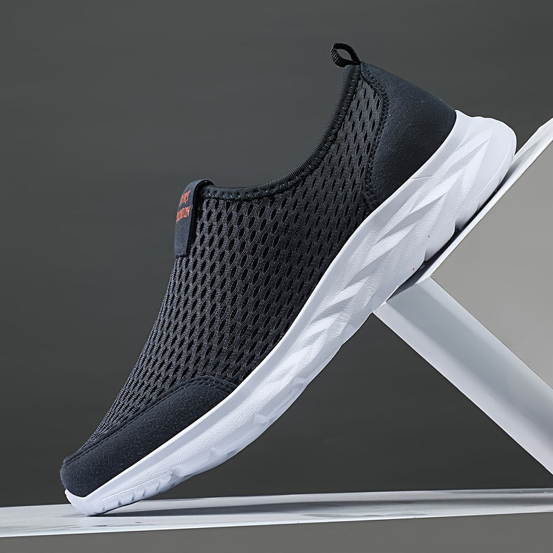 Herren Mesh-Slip-On Sportschuhe für Freizeit und Training – Atmungsaktive Sneaker
