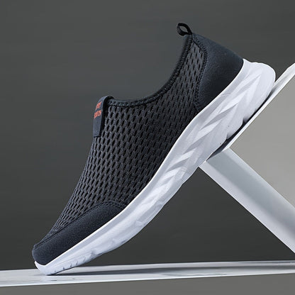 Herren Mesh-Slip-On Sportschuhe für Freizeit und Training – Atmungsaktive Sneaker