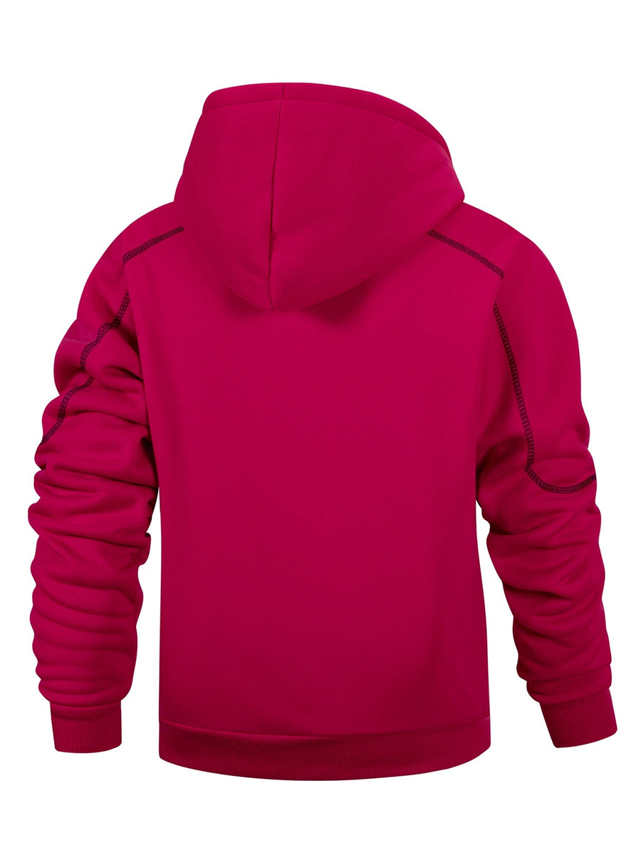 2er Pack Herren Kapuzenjacke mit Reißverschluss, sportliche Hoodie-Sets