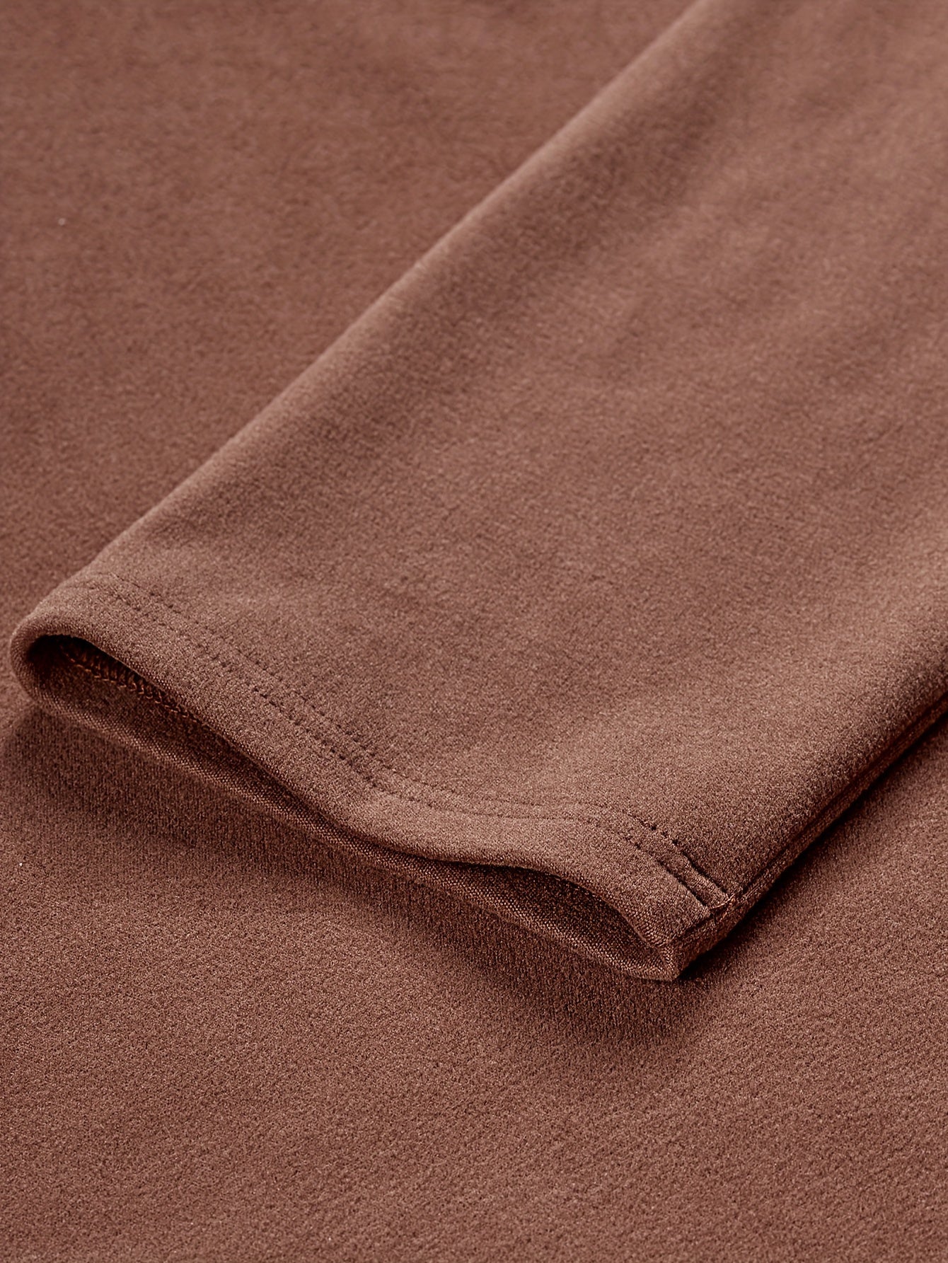 Herren Halb-Reißverschluss Pullover Braun Blau mit Muster