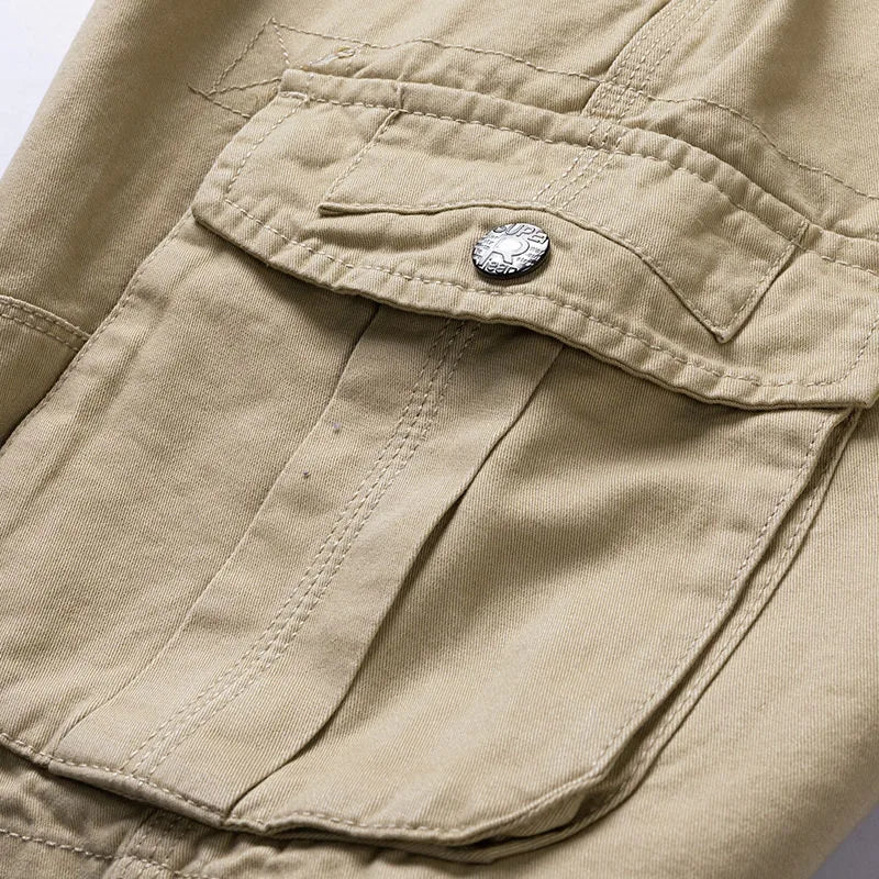 Herren Cargo-Shorts mit Gürtel – Outdoor Freizeit Tactical Style