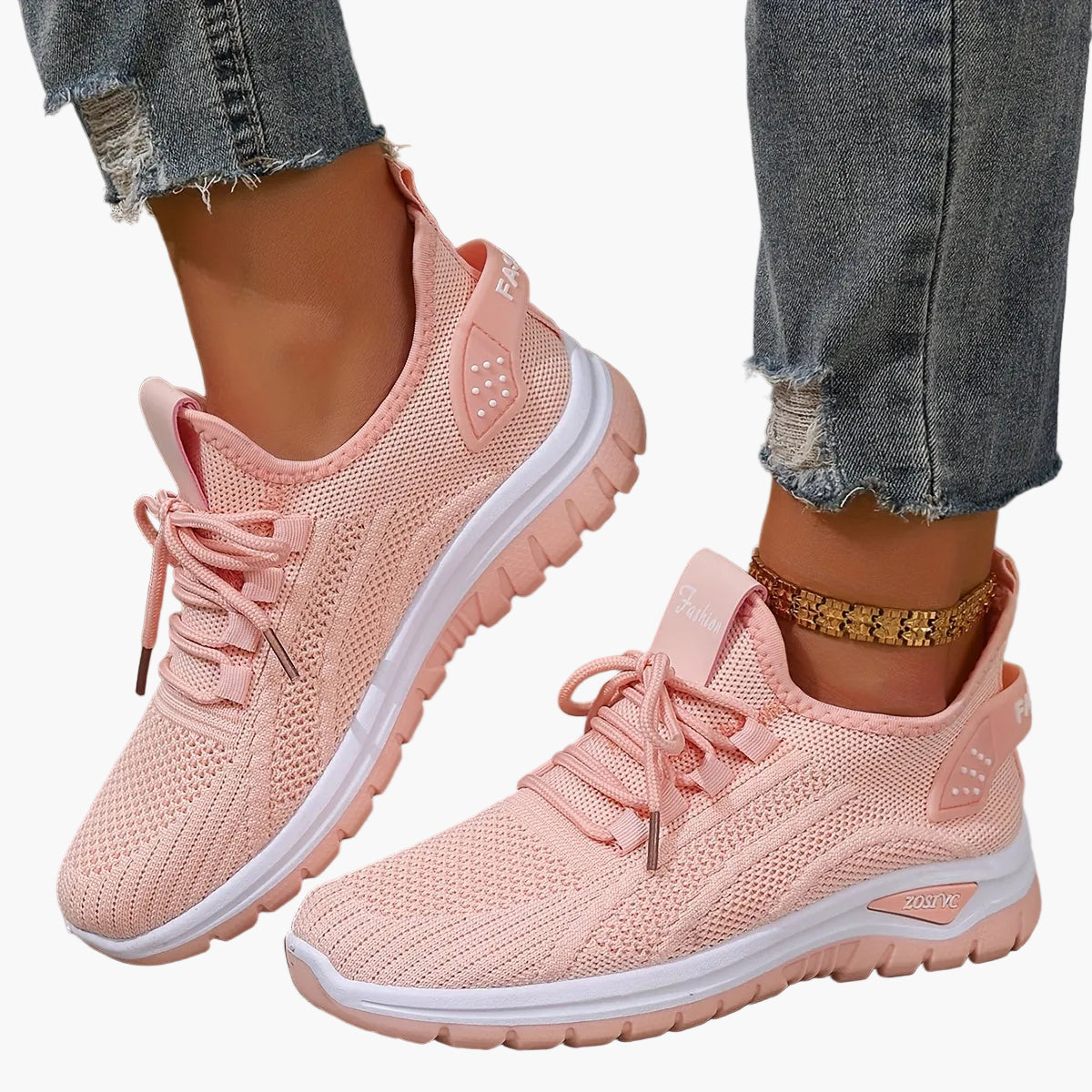 Damen Sneaker Freizeit leichte Sportschuhe für Alltag und Fitness