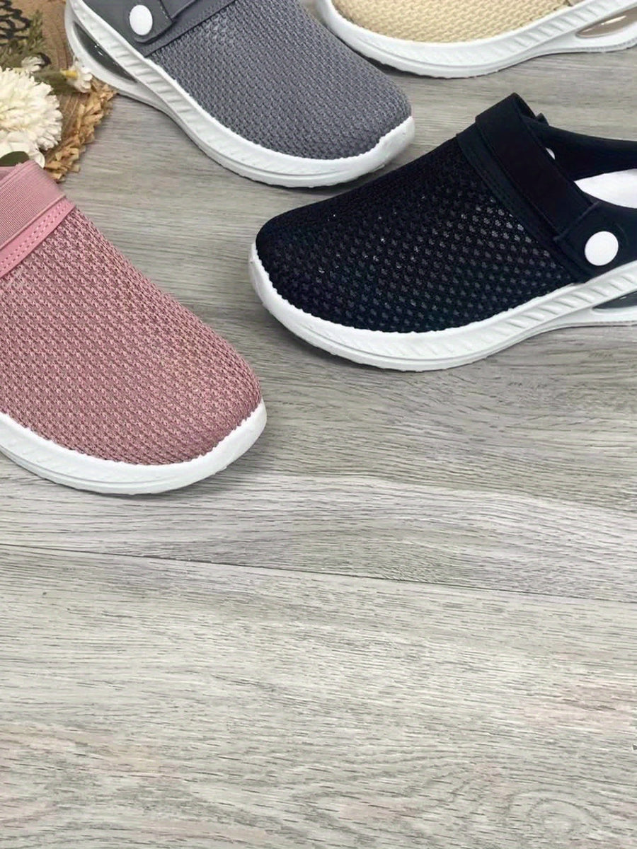 Damen Slip-On Mesh Clogs mit Komfort und sportlichem Design