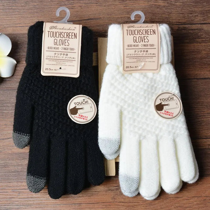 Unisex Strick Touchscreen Handschuhe für Smartphones