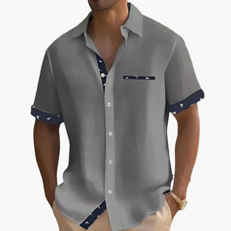 Herren Freizeit Hemd – Klassisches Kurzarmhemd mit modernem Design, ideal für Sommer und Alltag