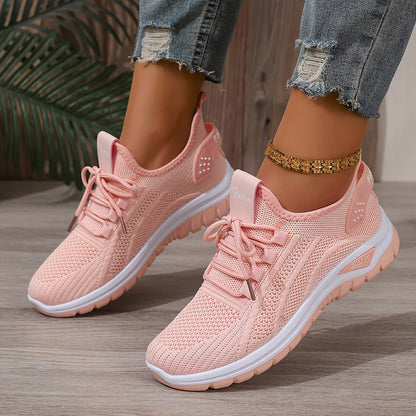 Damen Sneaker Freizeit leichte Sportschuhe für Alltag und Fitness