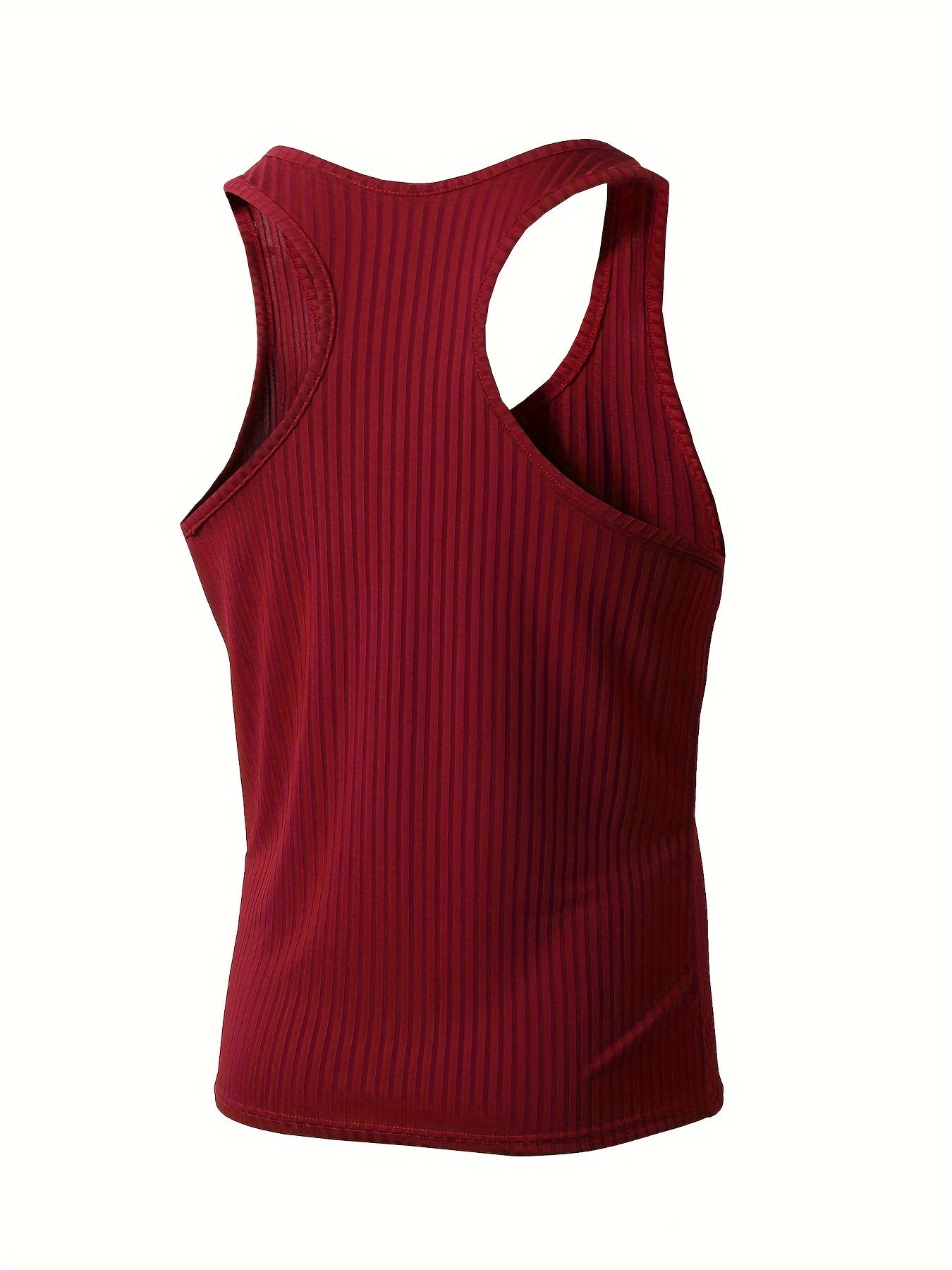 Herren Sport-Tanktop Set – Bequeme Ribbed Fitness Tops für Training & Freizeit