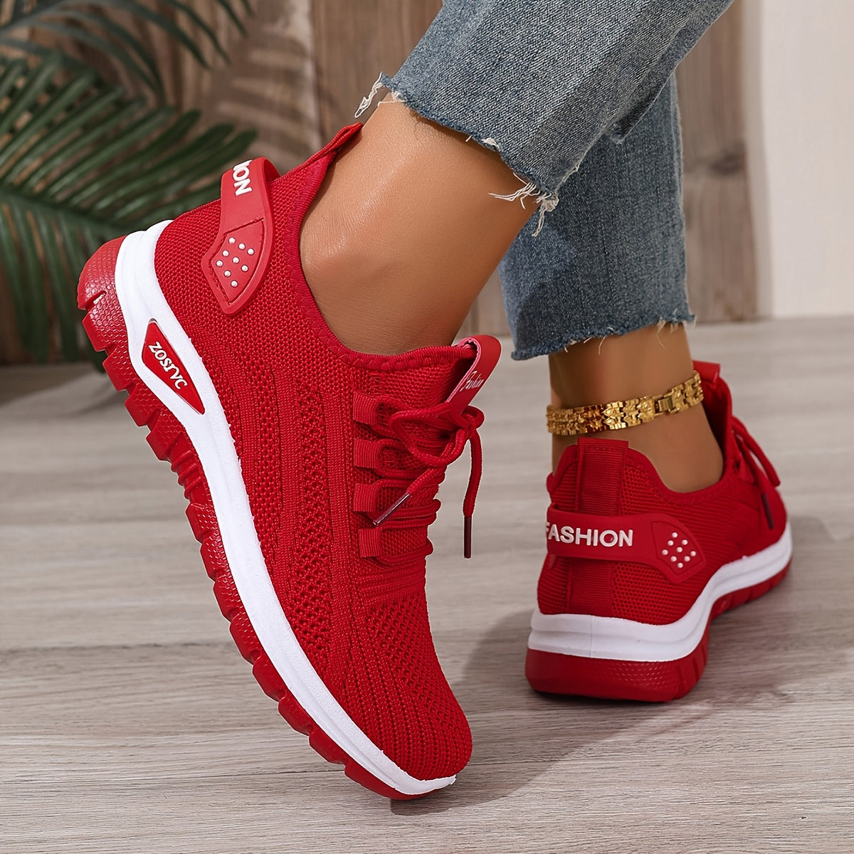 Damen Sneaker Freizeit leichte Sportschuhe für Alltag und Fitness