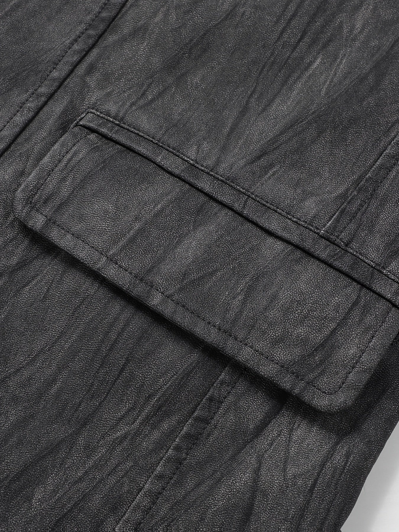 Herren Sakko Jacke mit Reißverschluss-Details und Knöpfen