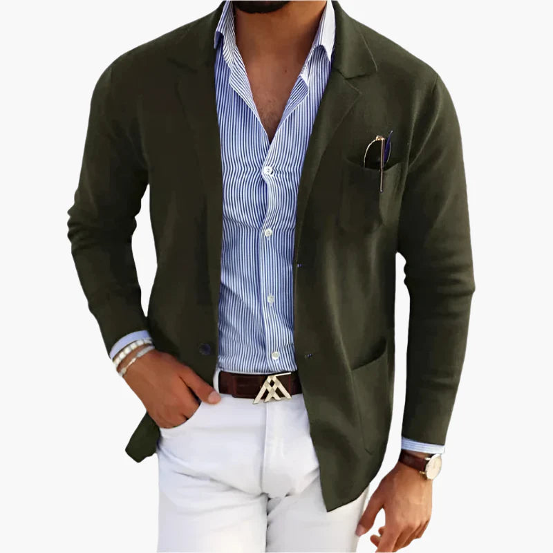 Herren Klassischer Blazer – Eleganter Business & Freizeit Sakko, Modernes Design