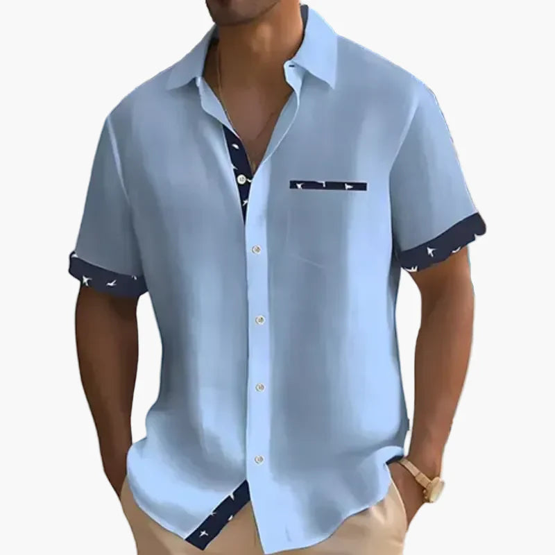 Herren Freizeit Hemd – Klassisches Kurzarmhemd mit modernem Design, ideal für Sommer und Alltag