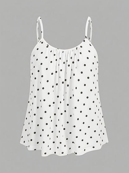 Damen Spaghettiträger Top Set – Locker geschnittene, elegante Basics für Alltag & Freizeit