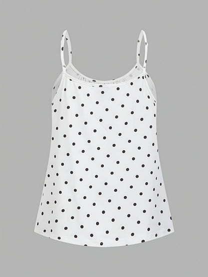 Damen Spaghettiträger Top Set – Locker geschnittene, elegante Basics für Alltag & Freizeit