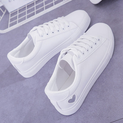 Grace – Damen Sneaker aus Kunstleder mit Herzmuster