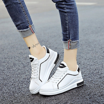 Leanne – Damen Sneaker mit Spitzen und Pailletten