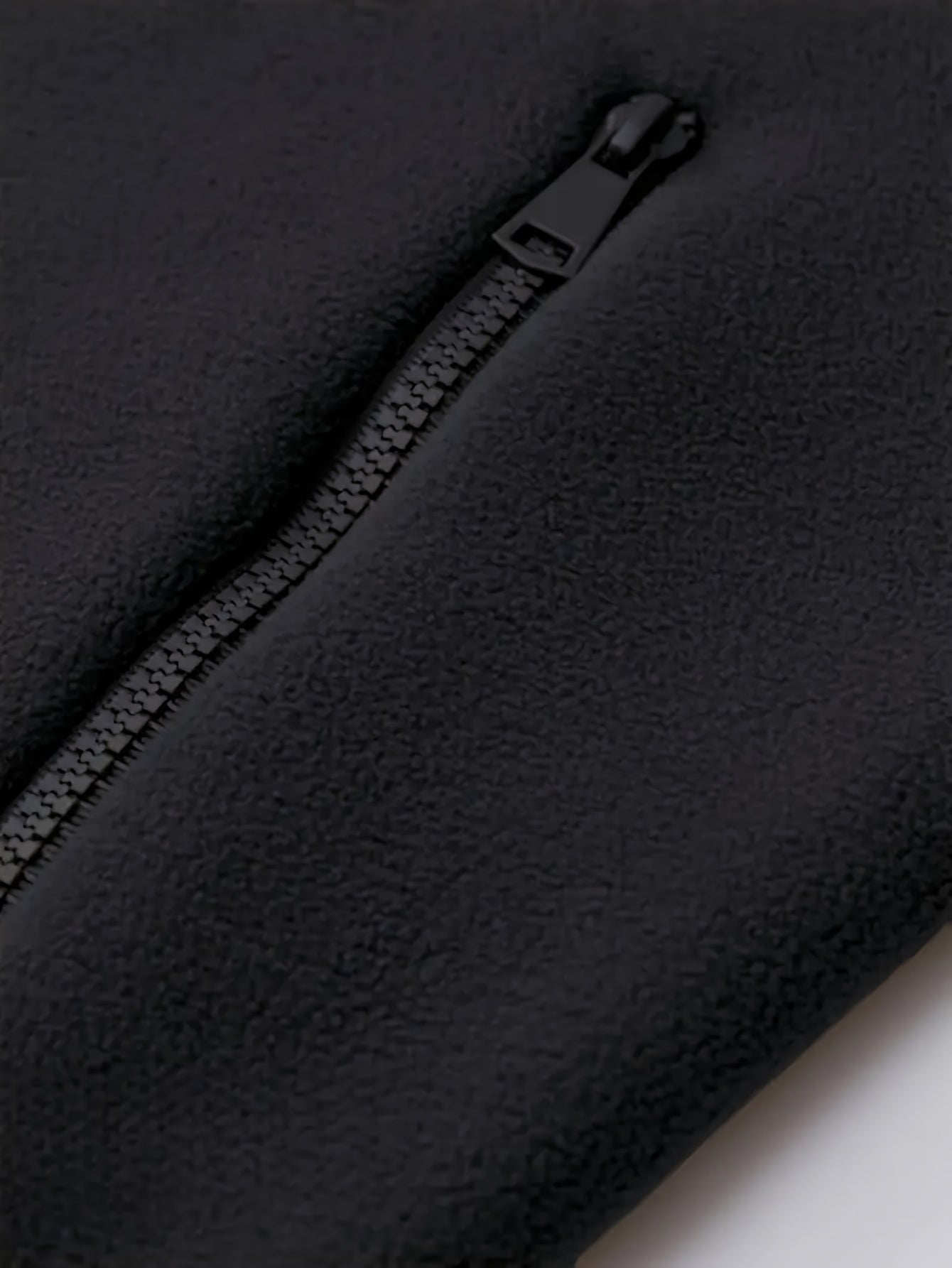 Herren Gefütterte Kapuzenjacke aus Fleece mit Reißverschluss